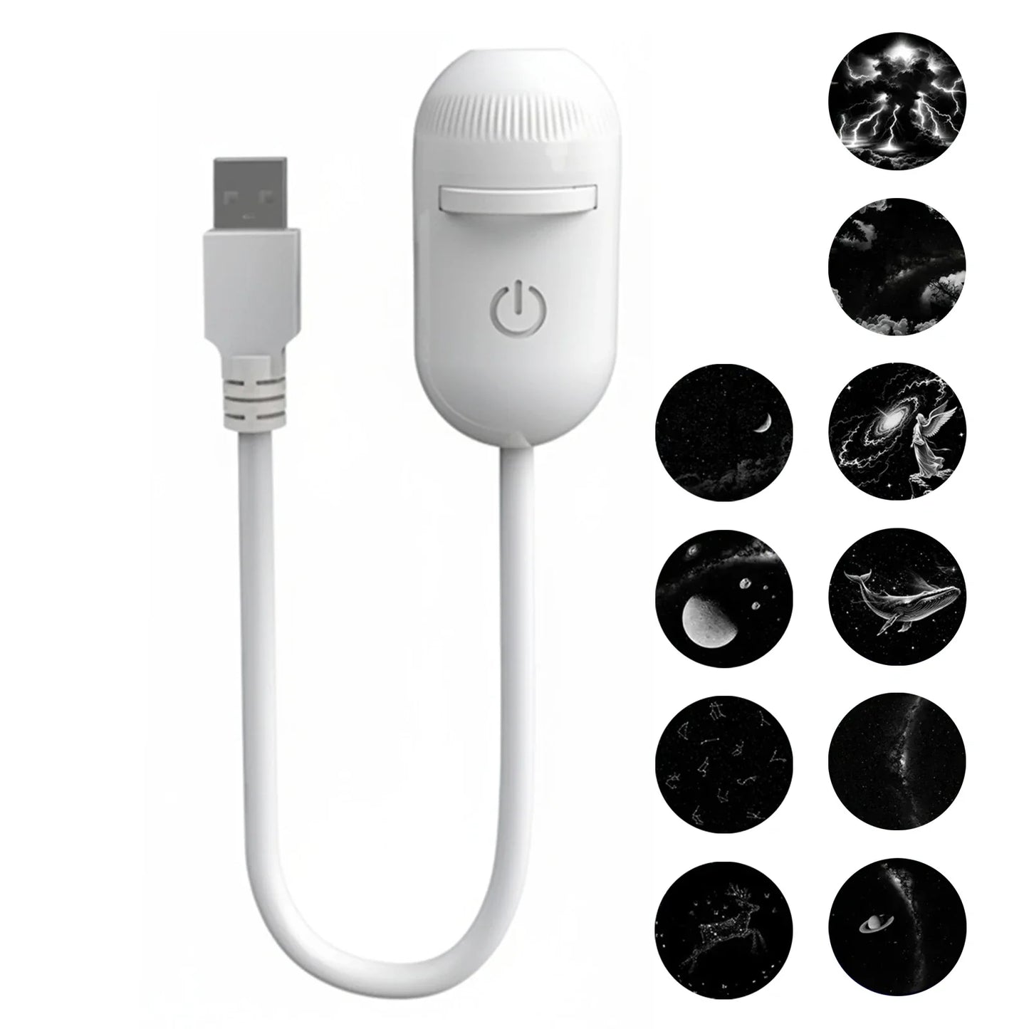 Galaxy Projektor 2-in-1 – USB Sternenhimmel Nachtlicht mit Foto-Filmen
