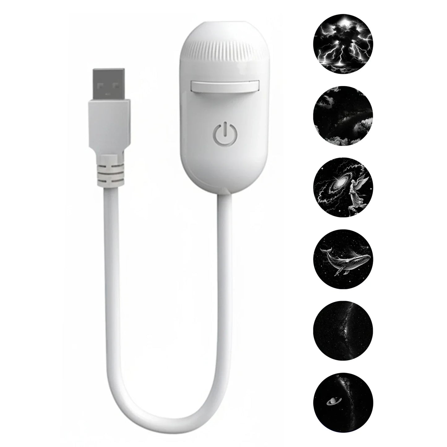 Galaxy Projektor 2-in-1 – USB Sternenhimmel Nachtlicht mit Foto-Filmen
