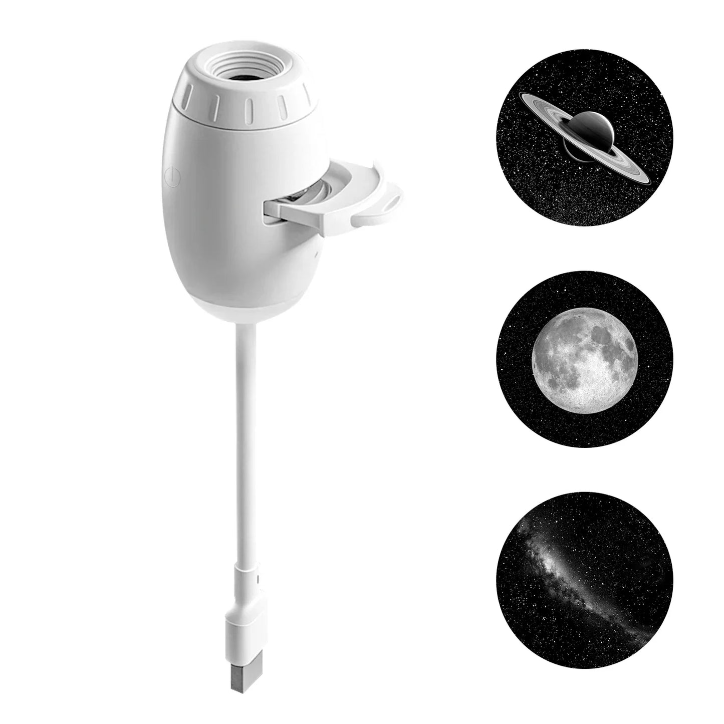 Galaxy Projektor 2-in-1 – USB Sternenhimmel Nachtlicht mit Foto-Filmen