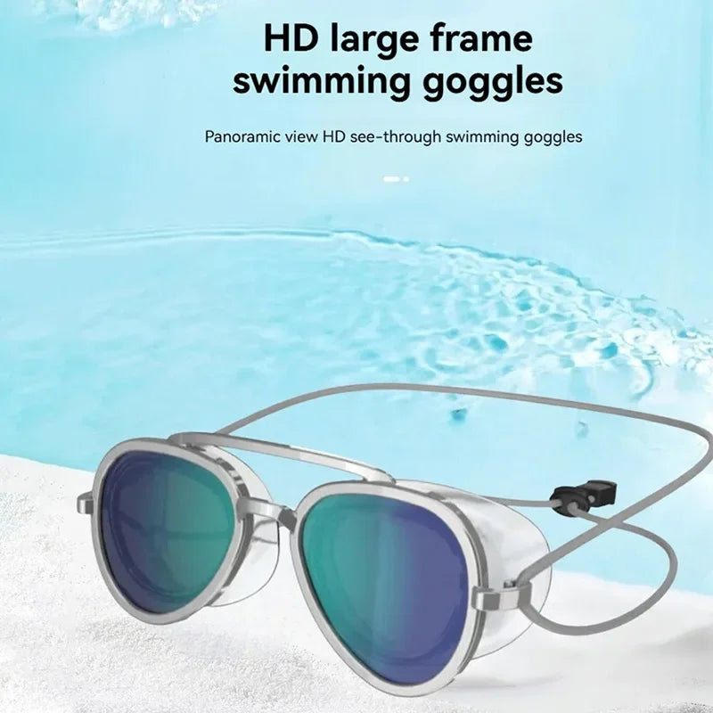 Verspiegelte Schwimmbrille "Oasis" – Antibeschlag, UV-Schutz & Weitsicht | Unisex