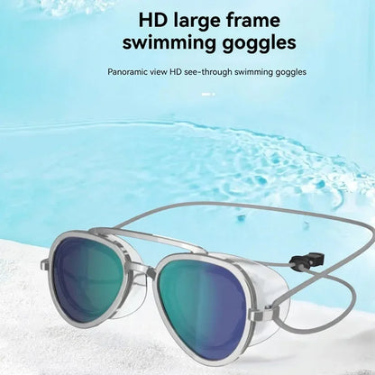 Verspiegelte Schwimmbrille "Oasis" – Antibeschlag, UV-Schutz & Weitsicht | Unisex