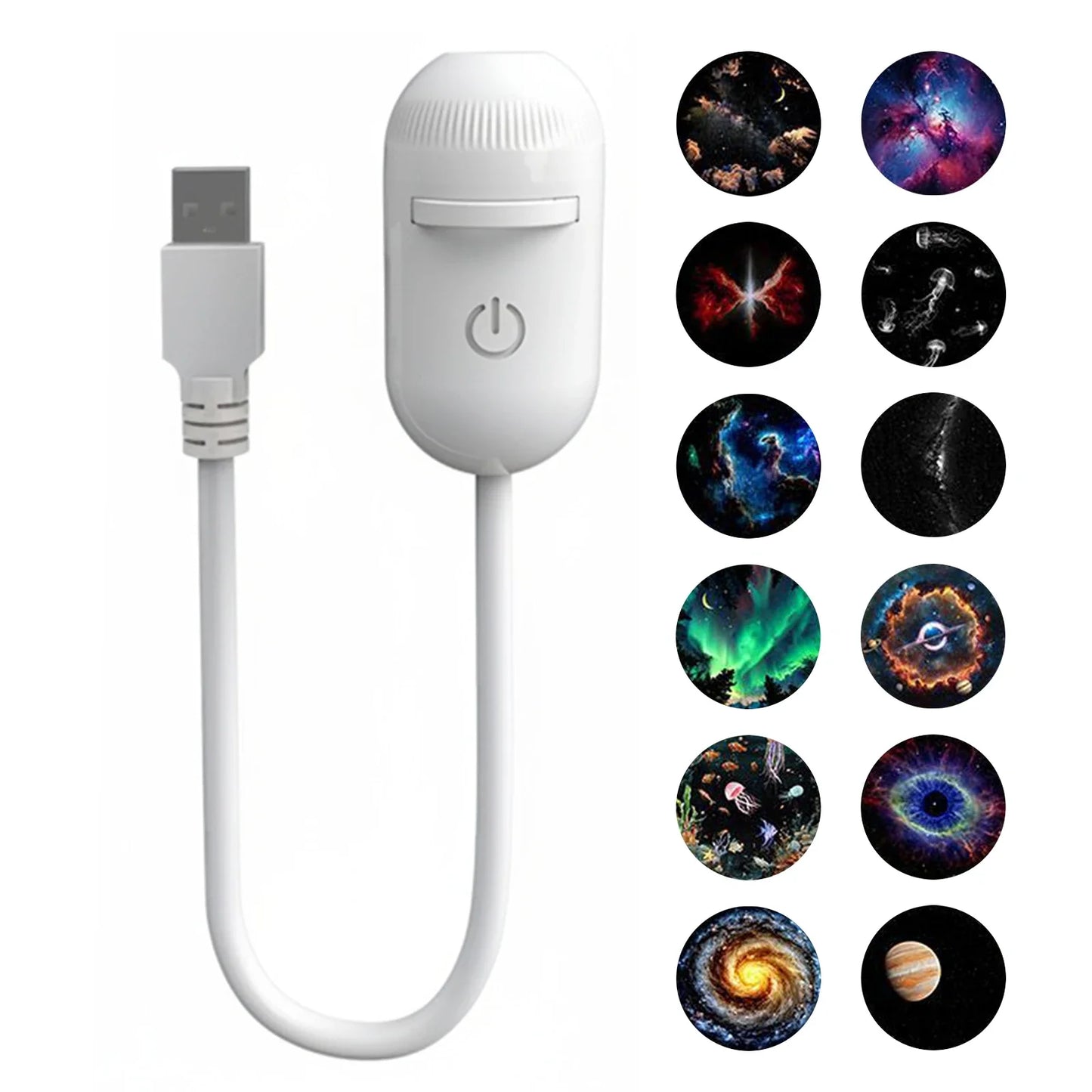 Galaxy Projektor 2-in-1 – USB Sternenhimmel Nachtlicht mit Foto-Filmen