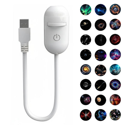 Galaxy Projektor 2-in-1 – USB Sternenhimmel Nachtlicht mit Foto-Filmen