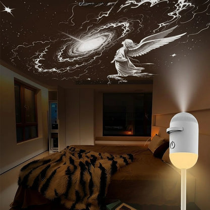 Galaxy Projektor 2-in-1 – USB Sternenhimmel Nachtlicht mit Foto-Filmen