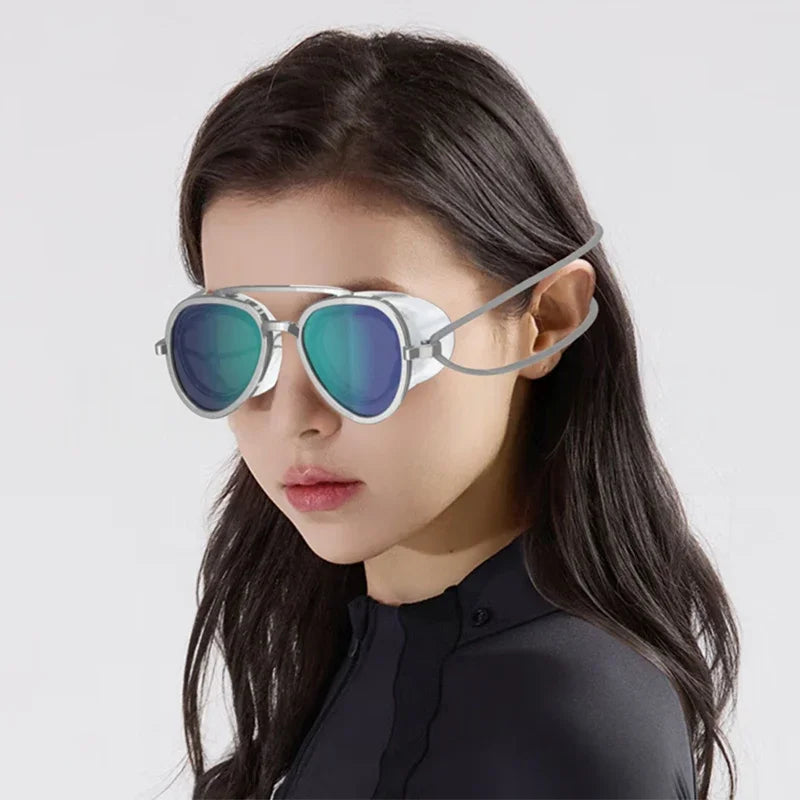Verspiegelte Schwimmbrille "Oasis" – Antibeschlag, UV-Schutz & Weitsicht | Unisex