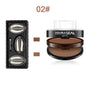Augenbrauen Stempel Set – Double Seal Powder Kit mit Schablonen, Wasserfest & Langanhaltend
