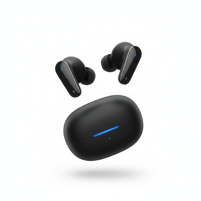 Wireless Earbuds Pro with Active Noise Cancellation in black
